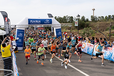 Fun Run Fundaci PortAventura, 2023 Por dentro del parque