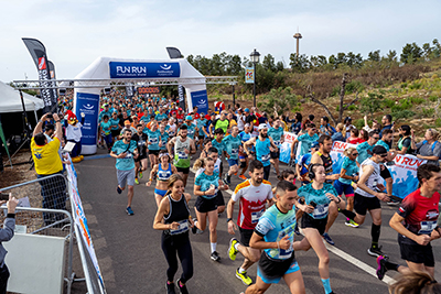 Fun Run Fundaci PortAventura, 2023 Por dentro del parque