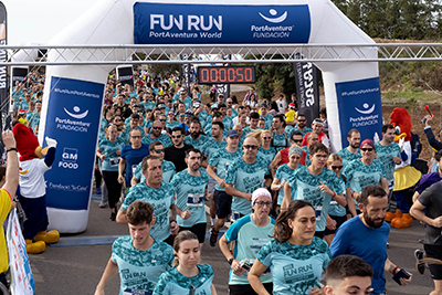 Fun Run Fundaci PortAventura, 2023 Por dentro del parque