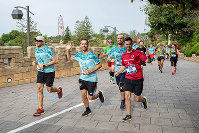 Fun Run Fundaci PortAventura, 2023 Por dentro del parque