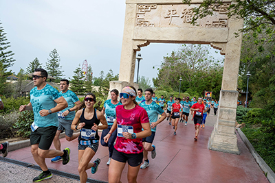 Fun Run Fundaci PortAventura, 2023 Por dentro del parque