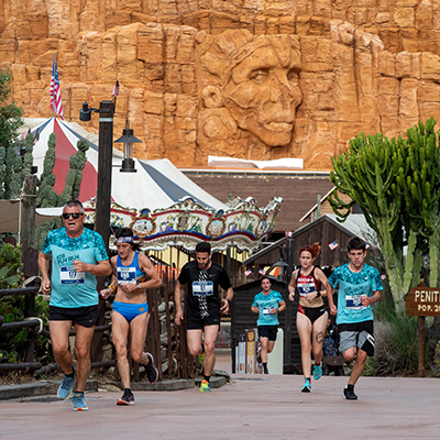 Fun Run Fundaci PortAventura, 2023 Por dentro del parque