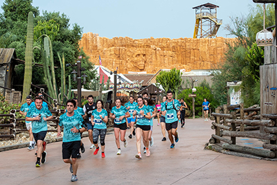 Fun Run Fundaci PortAventura, 2023 Por dentro del parque