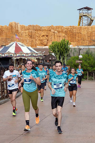 Fun Run Fundaci PortAventura, 2023 Por dentro del parque