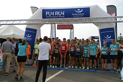 Fun Run Fundaci PortAventura, 2023 Por dentro del parque