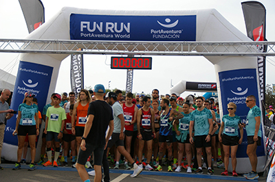 Fun Run Fundaci PortAventura, 2023 Por dentro del parque