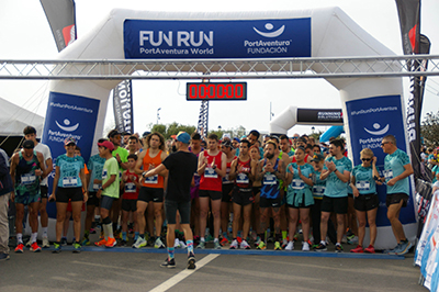 Fun Run Fundaci PortAventura, 2023 Por dentro del parque