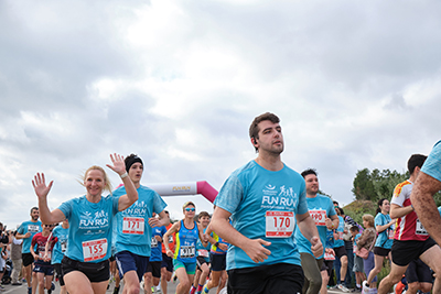 Fun Run Fundaci PortAventura, 2024 Por dentro del parque