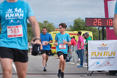 Fun Run Fundaci PortAventura, 2024 Por dentro del parque