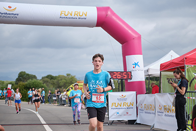 Fun Run Fundaci PortAventura, 2024 Por dentro del parque