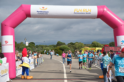 Fun Run Fundaci PortAventura, 2024 Por dentro del parque