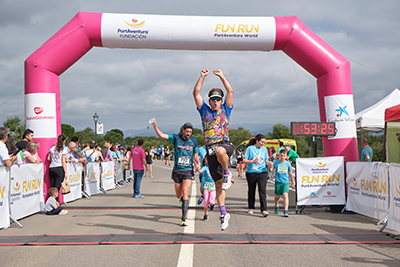 Fun Run Fundaci PortAventura, 2024 Por dentro del parque