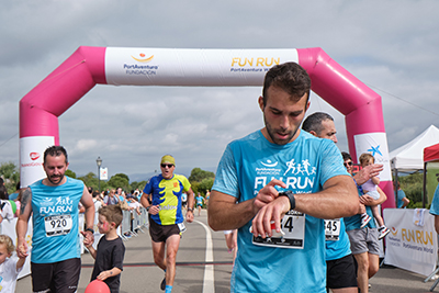 Fun Run Fundaci PortAventura, 2024 Por dentro del parque