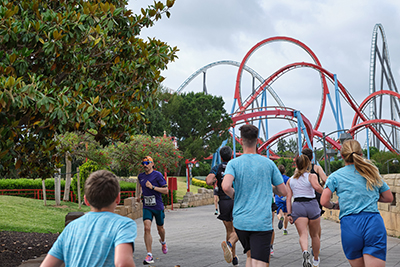 Fun Run Fundaci PortAventura, 2024 Por dentro del parque