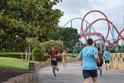 Fun Run Fundaci PortAventura, 2024 Por dentro del parque