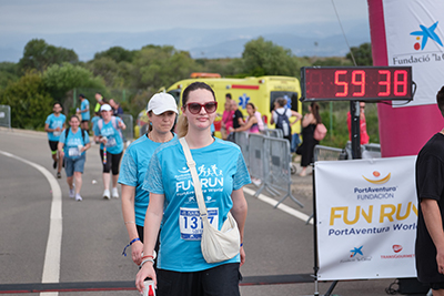 Fun Run Fundaci PortAventura, 2024 Por dentro del parque