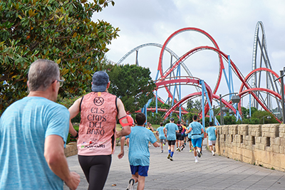 Fun Run Fundaci PortAventura, 2024 Por dentro del parque