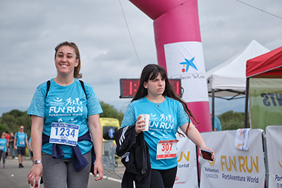 Fun Run Fundaci PortAventura, 2024 Por dentro del parque