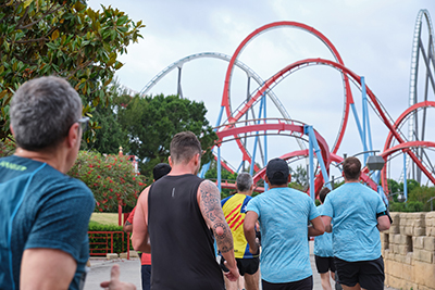 Fun Run Fundaci PortAventura, 2024 Por dentro del parque