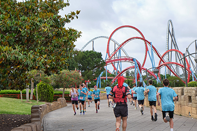 Fun Run Fundaci PortAventura, 2024 Por dentro del parque