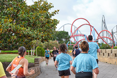 Fun Run Fundaci PortAventura, 2024 Por dentro del parque