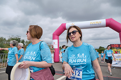 Fun Run Fundaci PortAventura, 2024 Por dentro del parque