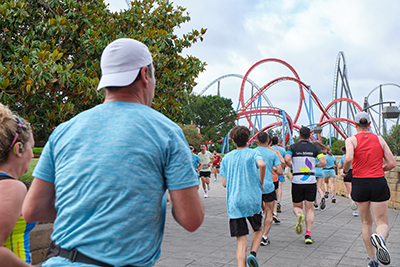 Fun Run Fundaci PortAventura, 2024 Por dentro del parque