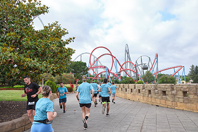 Fun Run Fundaci PortAventura, 2024 Por dentro del parque